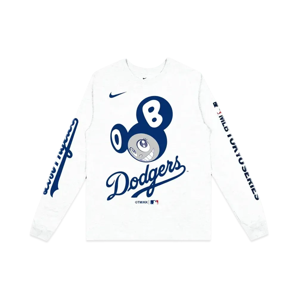 Takashi Murakami x MLB World Tour Tokyo Series 2025 Dodgers LS Tee "White"