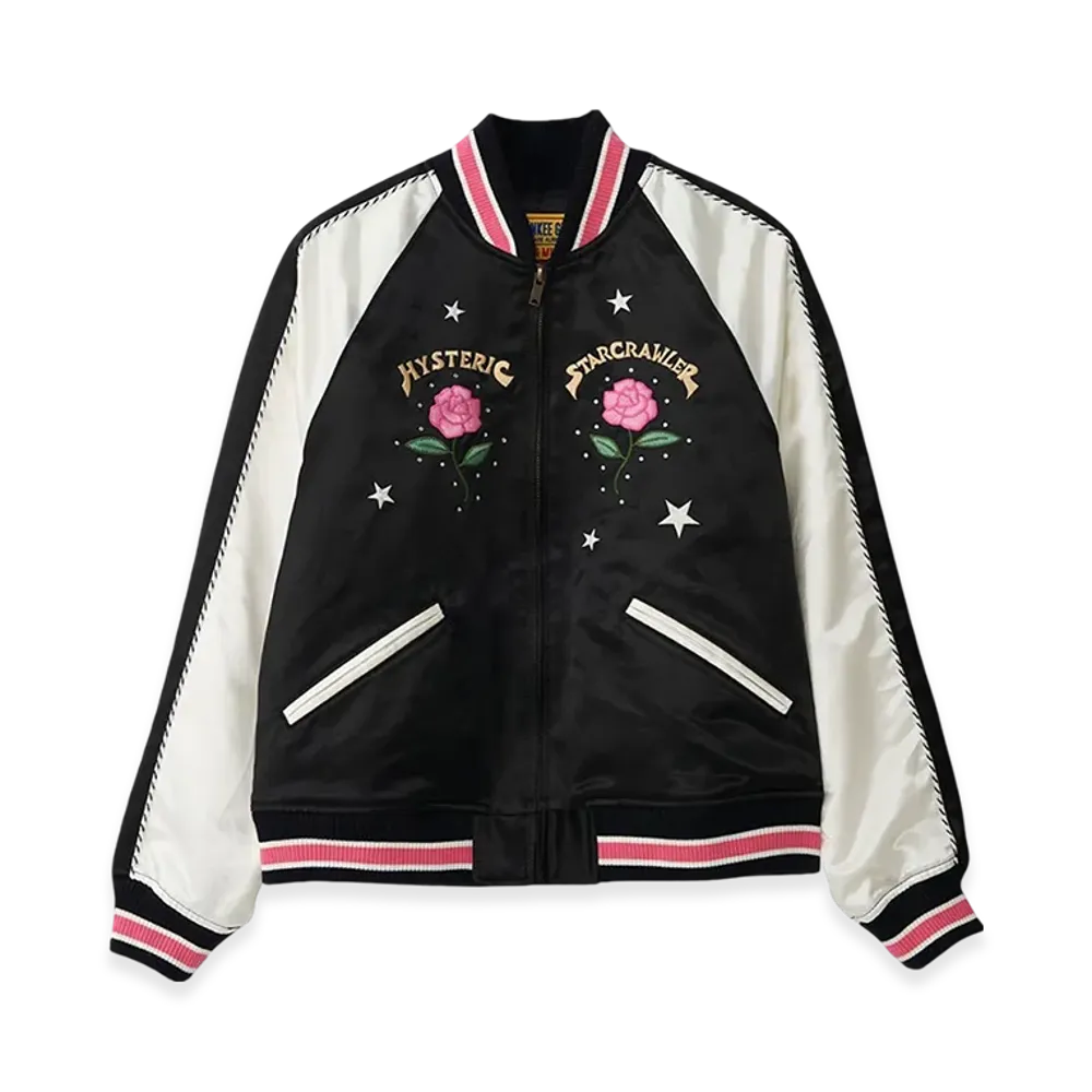 HYSTERIC GLAMOUR x Starcrawler Sheep Star Embroidered Sukajan "Black"