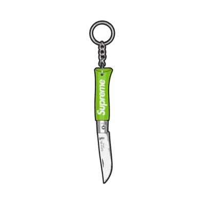Supreme x Opinel No. 4 Knife Keychain "Green"