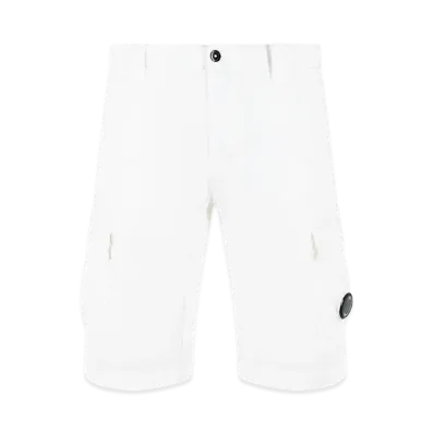 C.P. Company Cotton Shorts "White"