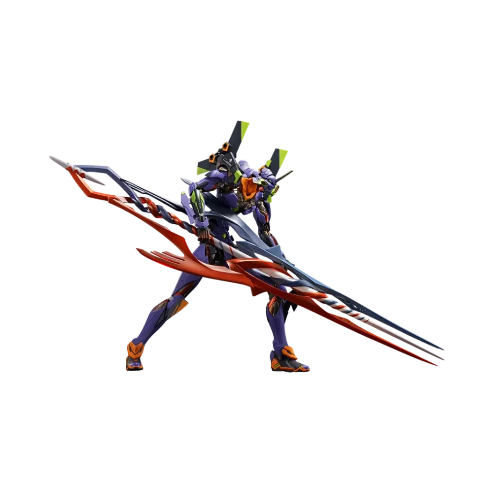 BANDAI "METAL BUILD" -Evangelion- EVANGELION TEST TYPE-01 30th with the spear of Gaius