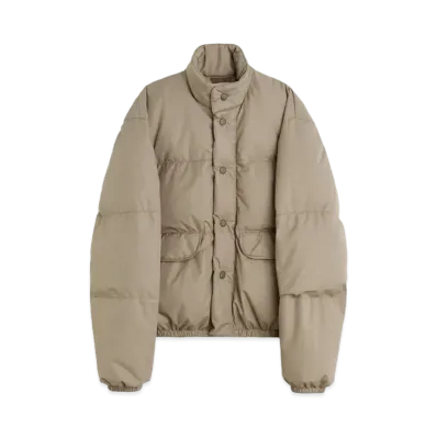 OUR LEGACY Inhale Puffa Twill "Doubleganger Beige Mel Nylon"