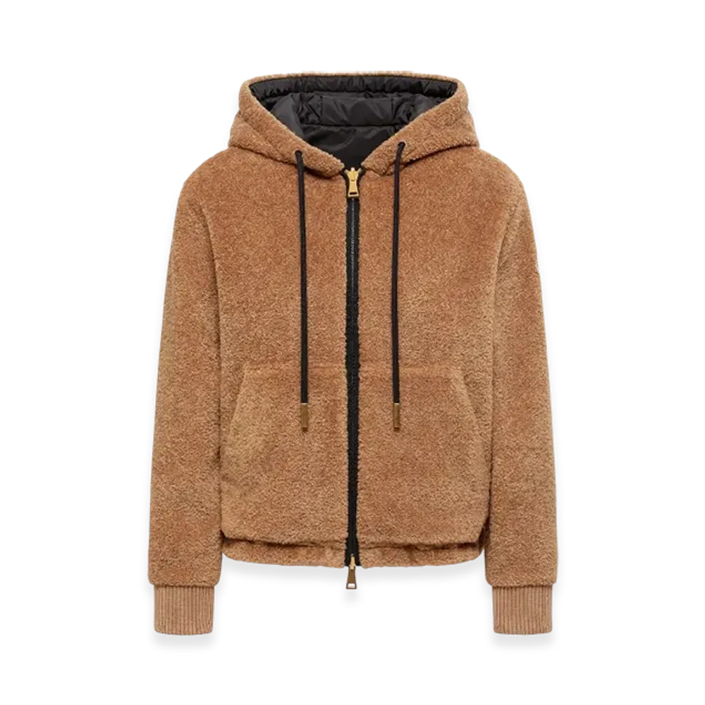 MONCLER Reversible Padded Hoodie "Beige"