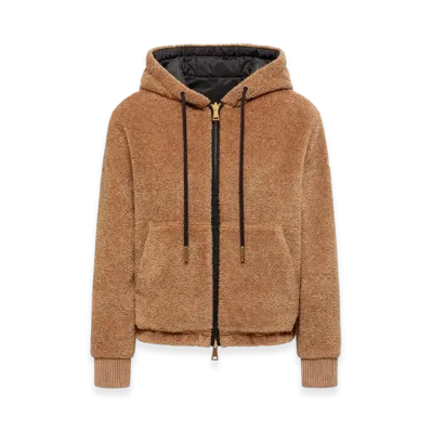MONCLER Reversible Padded Hoodie "Beige"
