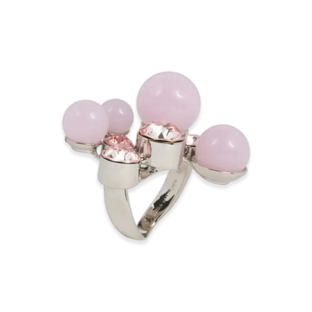 DRIES VAN NOTEN Women's Ornamented Ring "Pink"