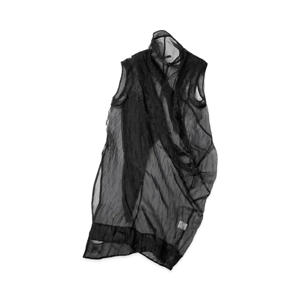 JULIUS Clear Venus Vest "Black"