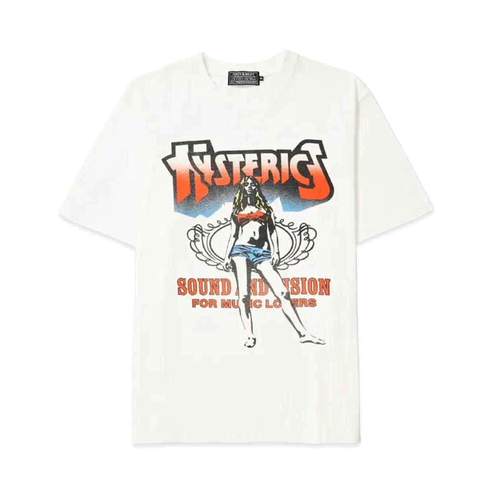 HYSTERIC GLAMOUR Bad Ass Mama Tour Tee "White"