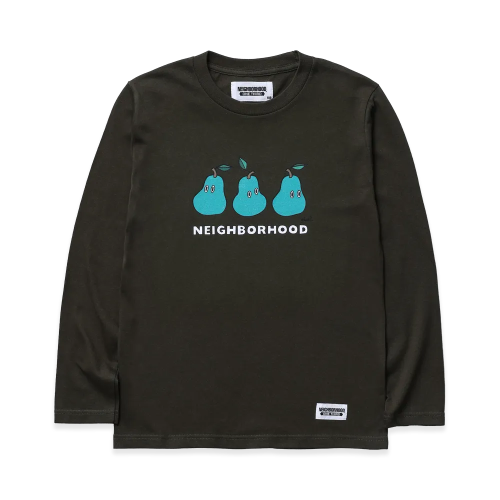 NEIGHBORHOOD One Third Kids OT . Tee LS-4 "Olive Drab"