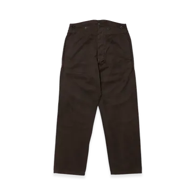 T.T Taiga Takahashi LOT.214 Railroad Trousers "Mud Dyed Brown"