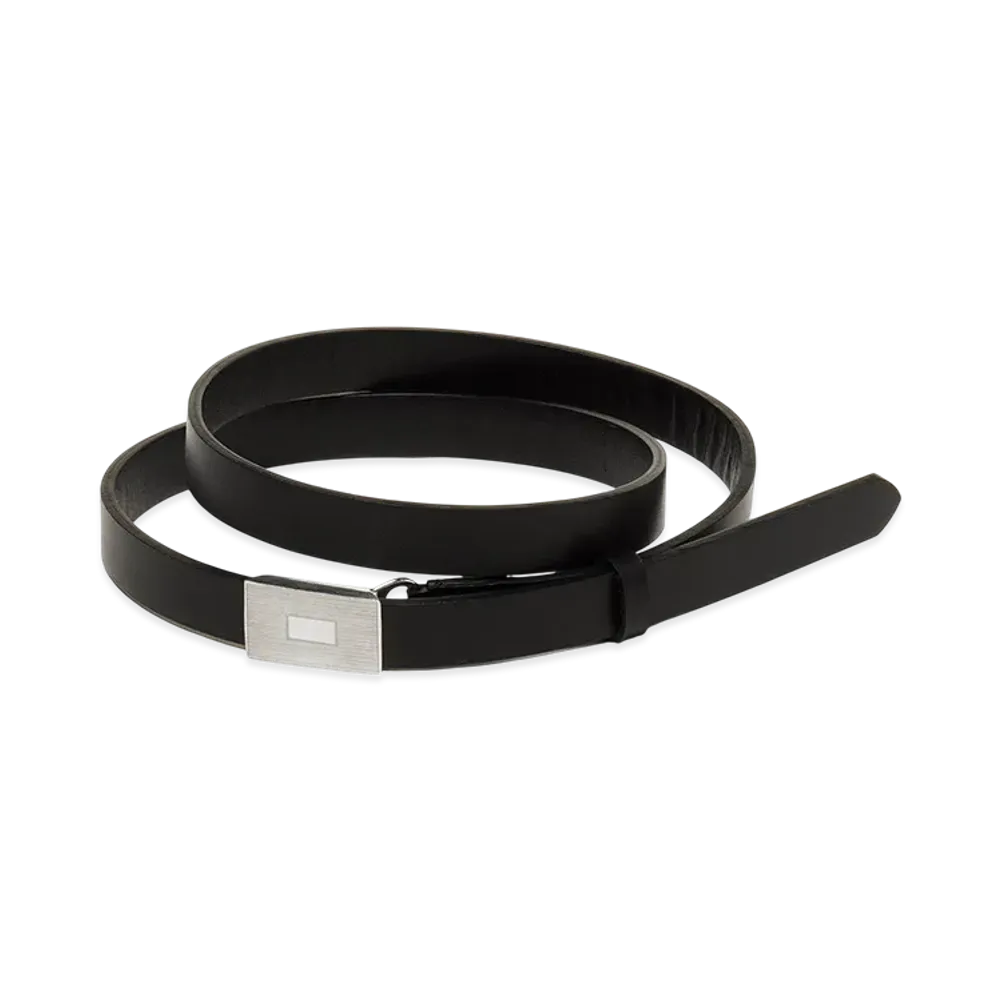 AURALEE Women's Slide Buckle Belt 