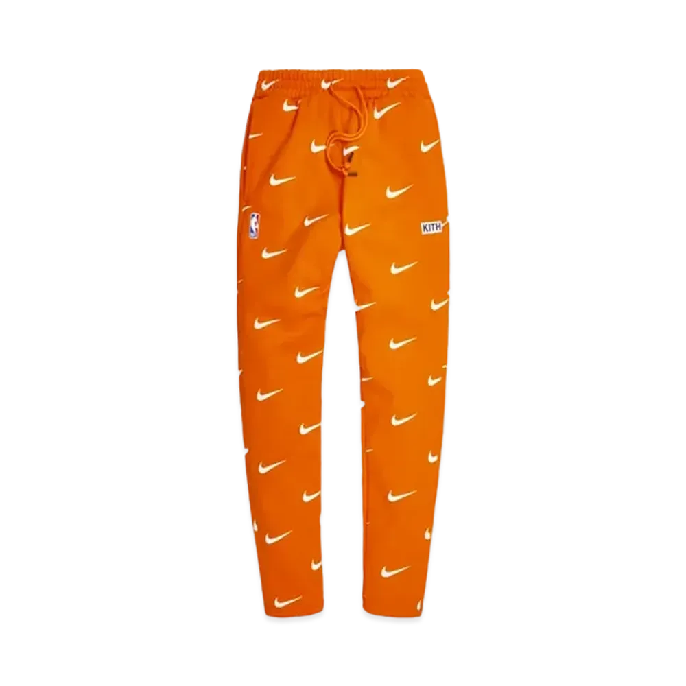 KITH x Nike for New York Knicks AOP Fleece Pant "Orange"
