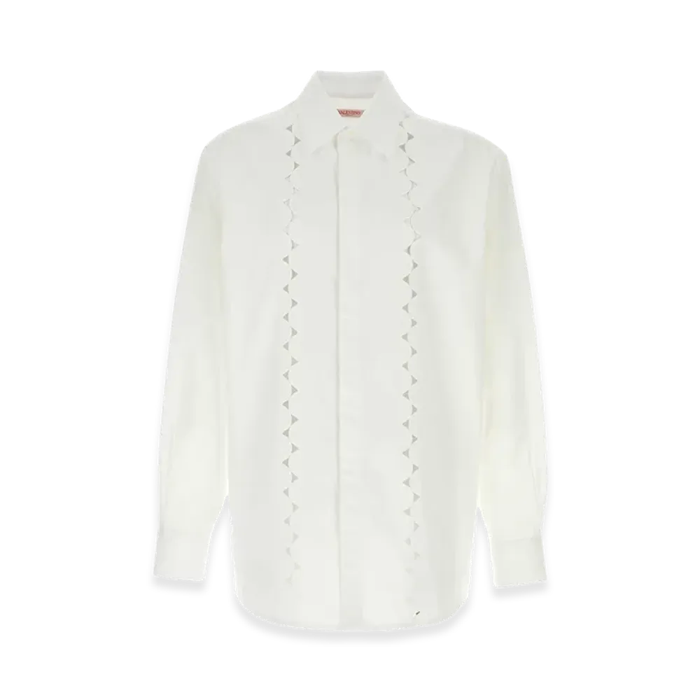 Valentino Poplin Shirt "White"