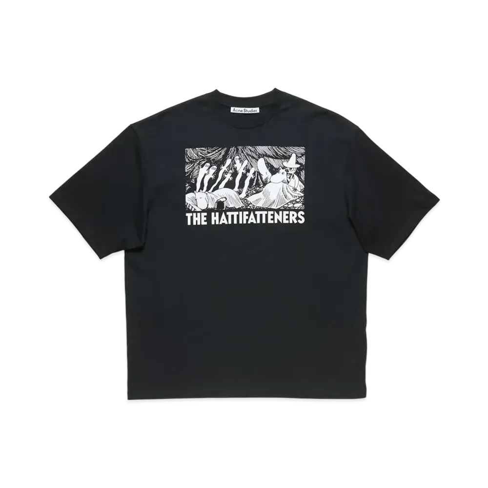 Acne Studios x Moomin T-Shirts "Black"