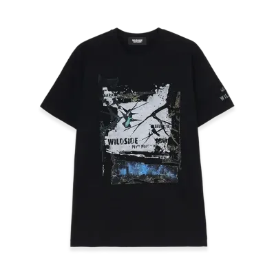 WILDSIDE YOHJI YAMAMOTO Piyo T-Shirt "Black"