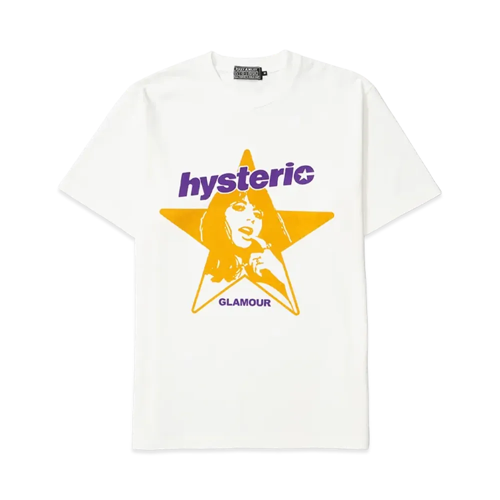 HYSTERIC GLAMOUR Hysteric Star Tee "White"