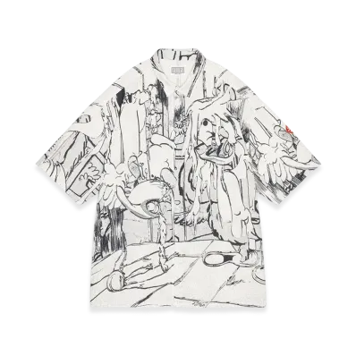 MIN-NANO x Cav Empt (C.E) ECPL Short Sleeve Shirt "White"
