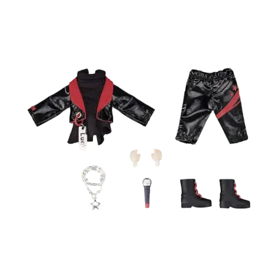 Good Smile Company / Good Smile Arts Shanghai "Nendoroid Doll" -Nendoroid Doll- Outfit Set: Idol Outfit - Boy (Deep Red)