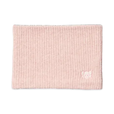 Uniqlo x KAWS Winter Kids Heattech Suffle Yarn Knit Neck Warmer "Pink"