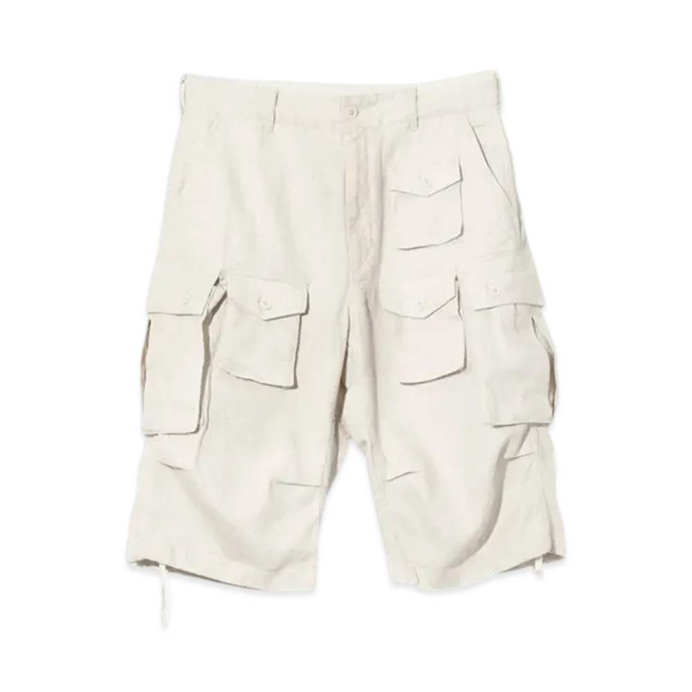 ENGINEERED GARMENTS FA Short - CL Java Cloth "White"