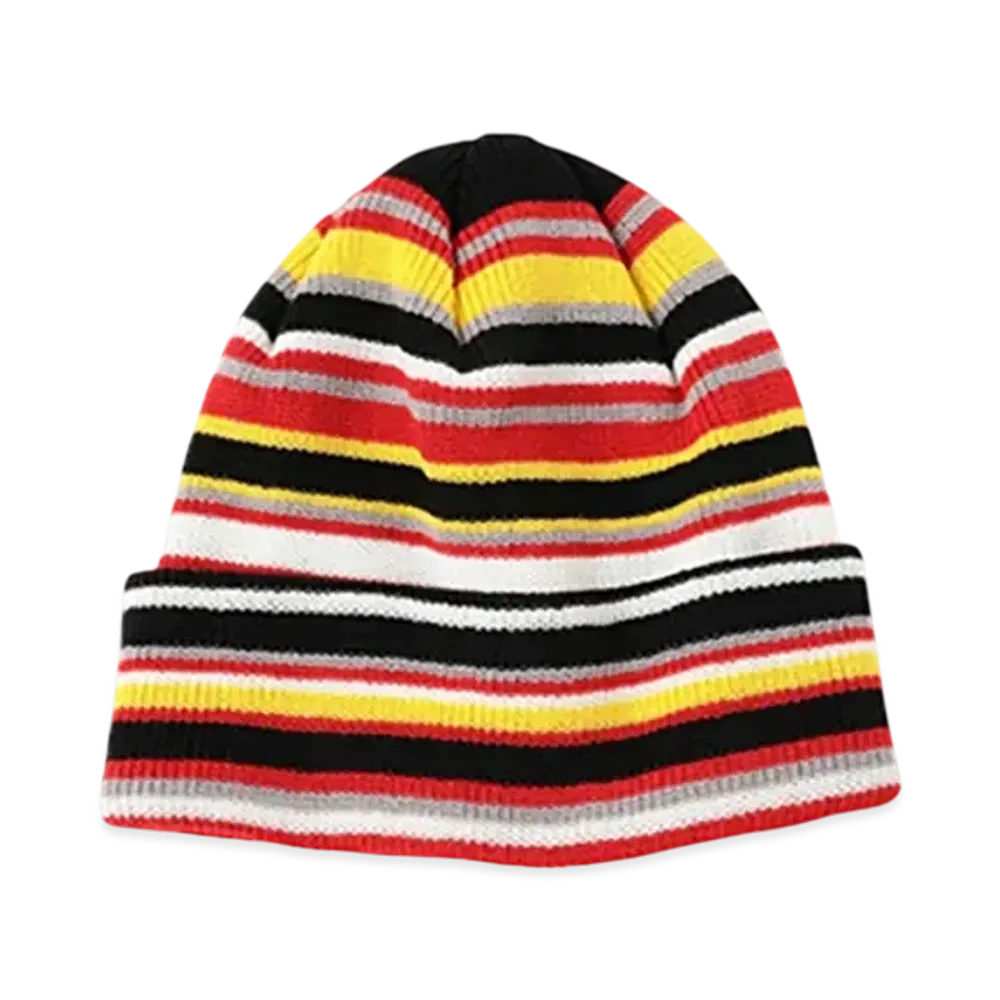 BEAMS Multi-Border Watch Cap "Black"