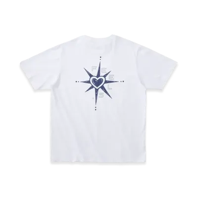 FEELS. Love Icon Print T-Shirt "White"