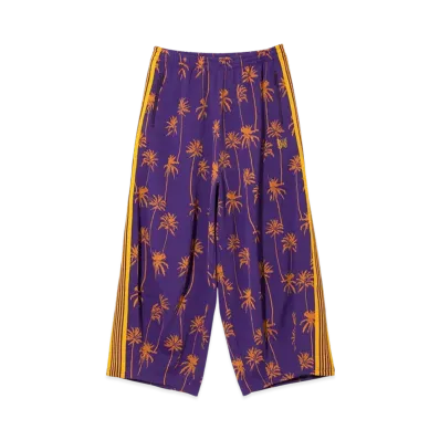 NEEDLES H.D. Track Pant - Poly JQ. / Parm Tree Stripe "Purple"