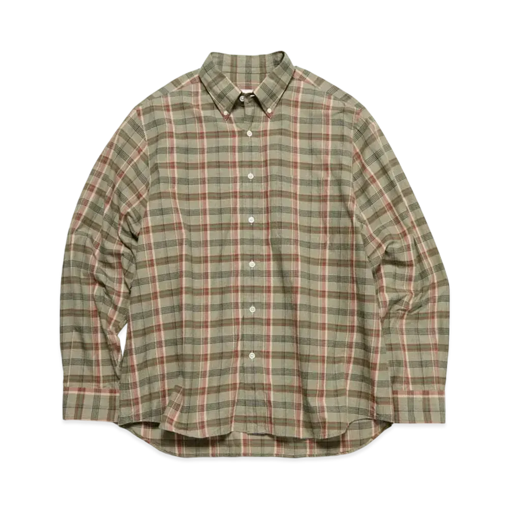 SOPHNET. B.D Shirt "Beige Check"