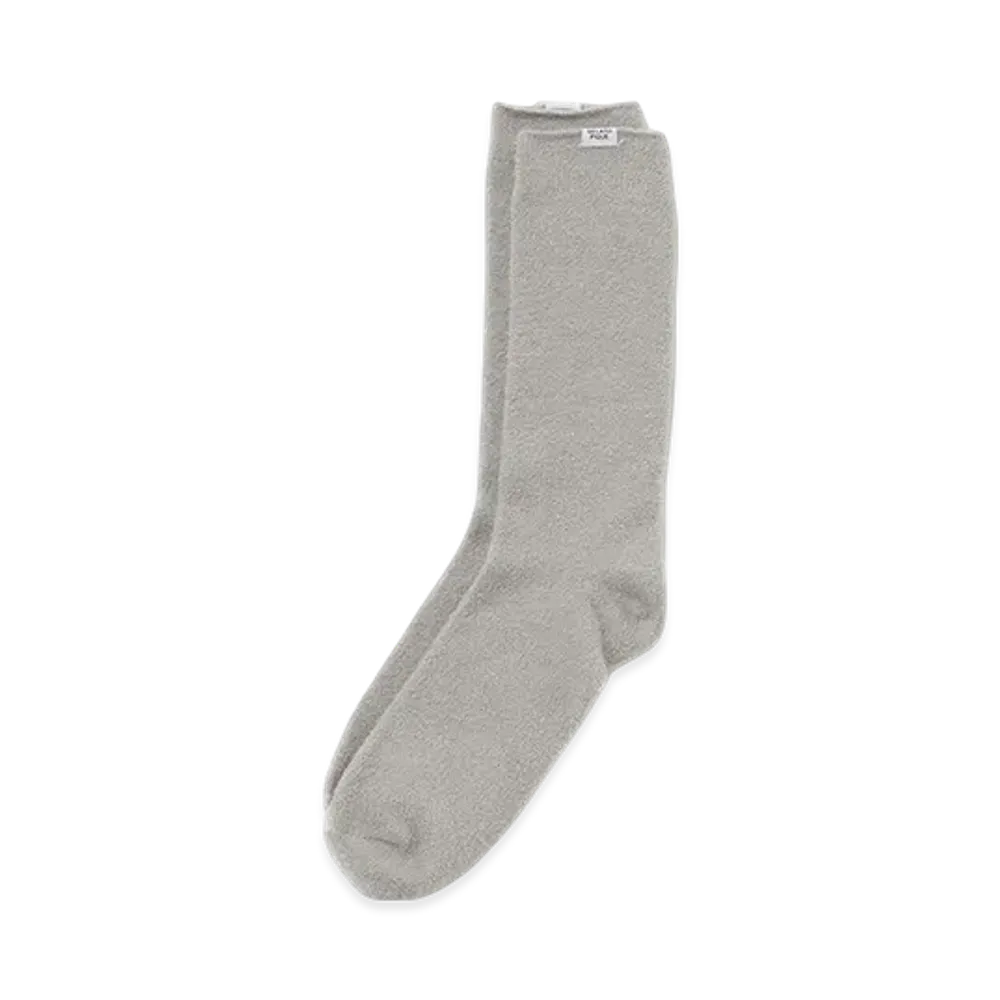 GELATO PIQUE Homme Temperature-Controlled Smooth Socks "Light Gray"