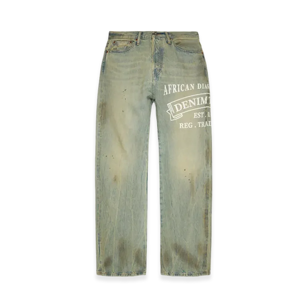 DENIM TEARS Baggy ADG Denim Pant "Dirty Wash"