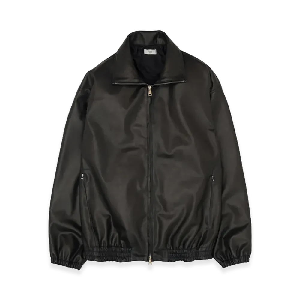 YOKE Carf Leather Truck Jacket "Black"