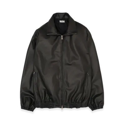 YOKE Carf Leather Truck Jacket "Black"