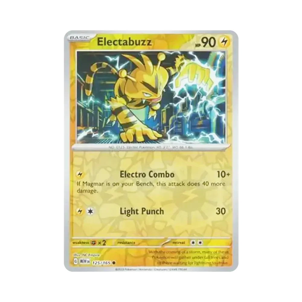エレブー C :リバースホロ [MEW EN 125/165]【英語版】(スカーレット&バイオレット「151」)