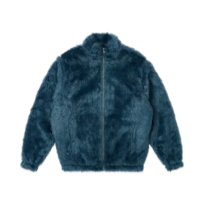 PALACE Furry Zip Funnel "Navy"