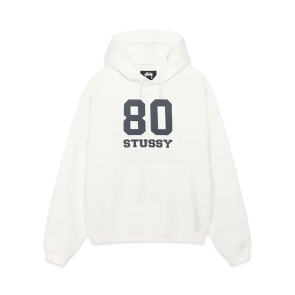 Stussy 80 Relaxed Hood Crew "Off White"