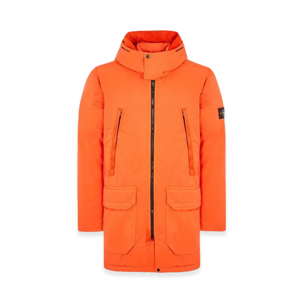 Stone Island 71321 Opaque Nylon Twill Down Jacket - 23FW "Lobster Red"