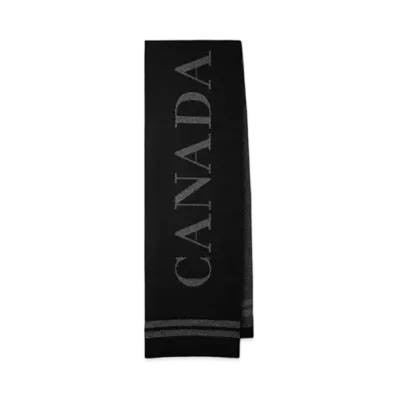 CANADA GOOSE x OCTOBER'S VERY OWN Knit Scarf "Black"