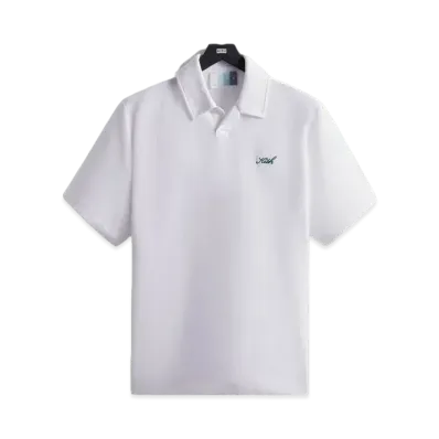 Kith Micro Waffle Drew Polo "White"