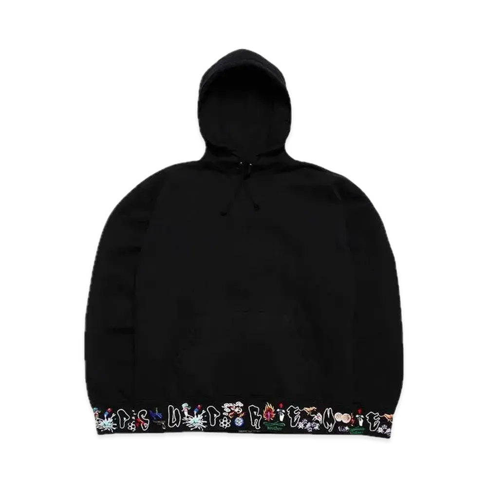 Supreme AOI Icons Hooded Sweatshirt "Black"