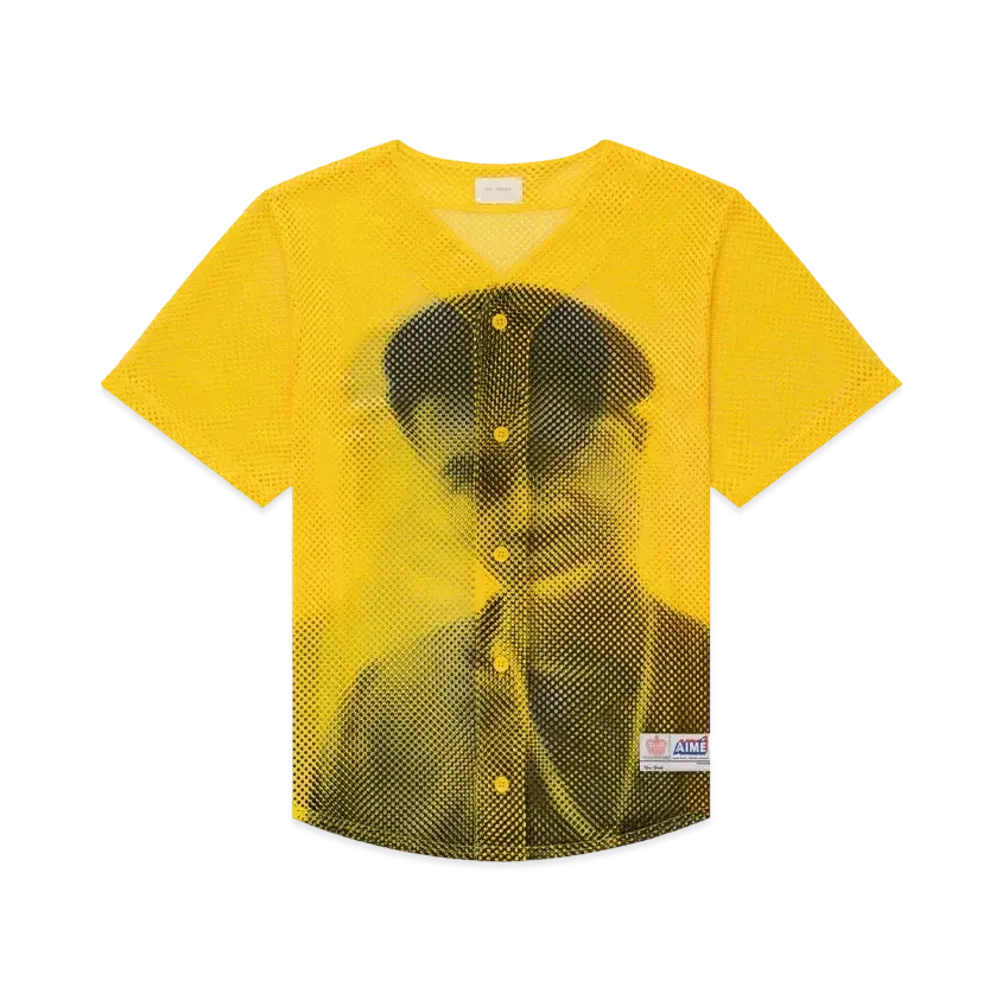Aime Leon Dore The Genesis Mesh Baseball Jersey "Yellow"