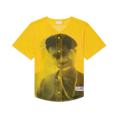 Aime Leon Dore The Genesis Mesh Baseball Jersey "Yellow"