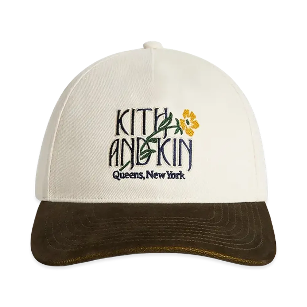Kith Botanical Twill Bay Low Pinch Crown Cap "Sandrift"