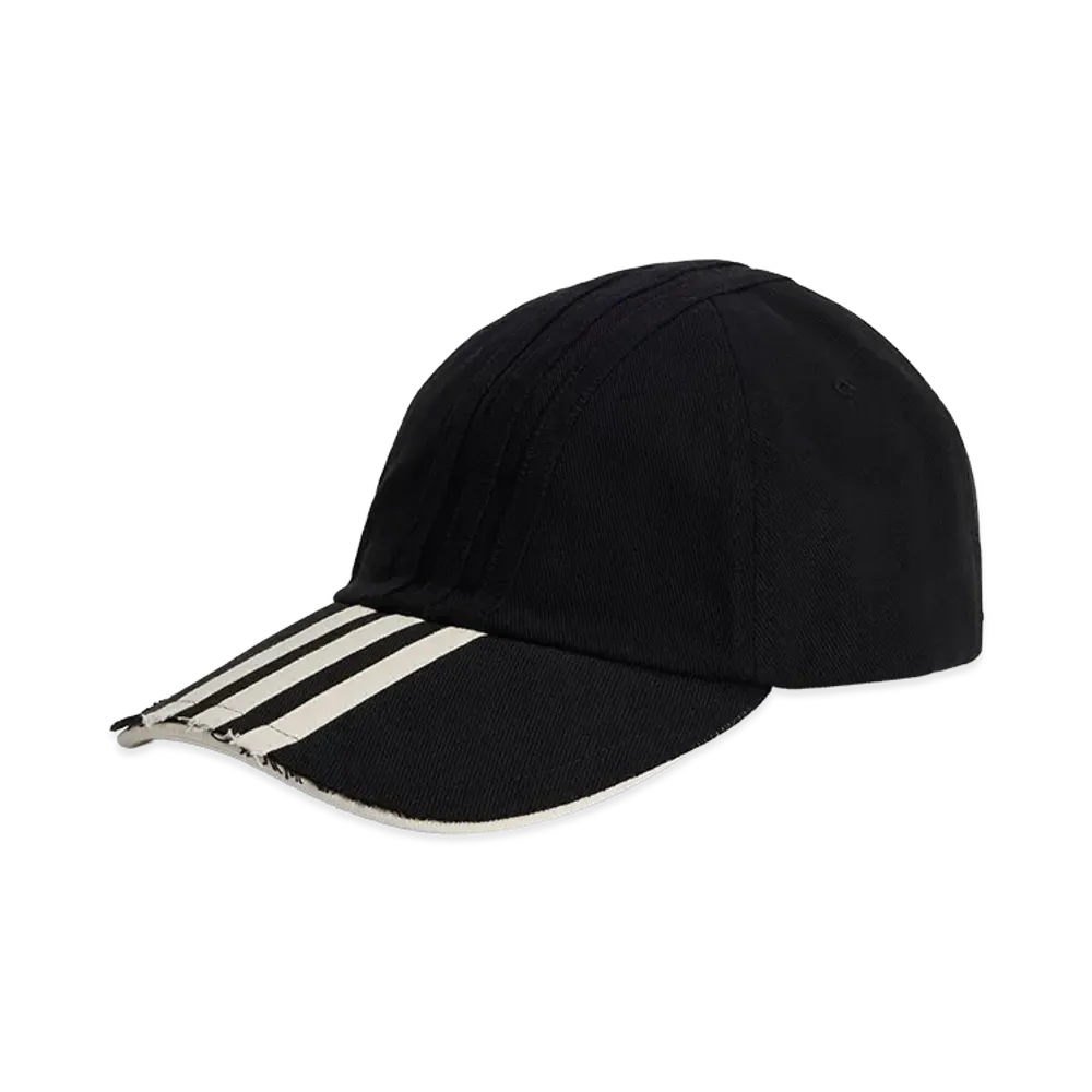 Y-3 Baseball Cap In Cotone "Black"