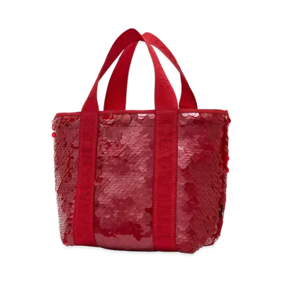 UNDERCOVER 2-Way Sequin Tote Bag "Red"