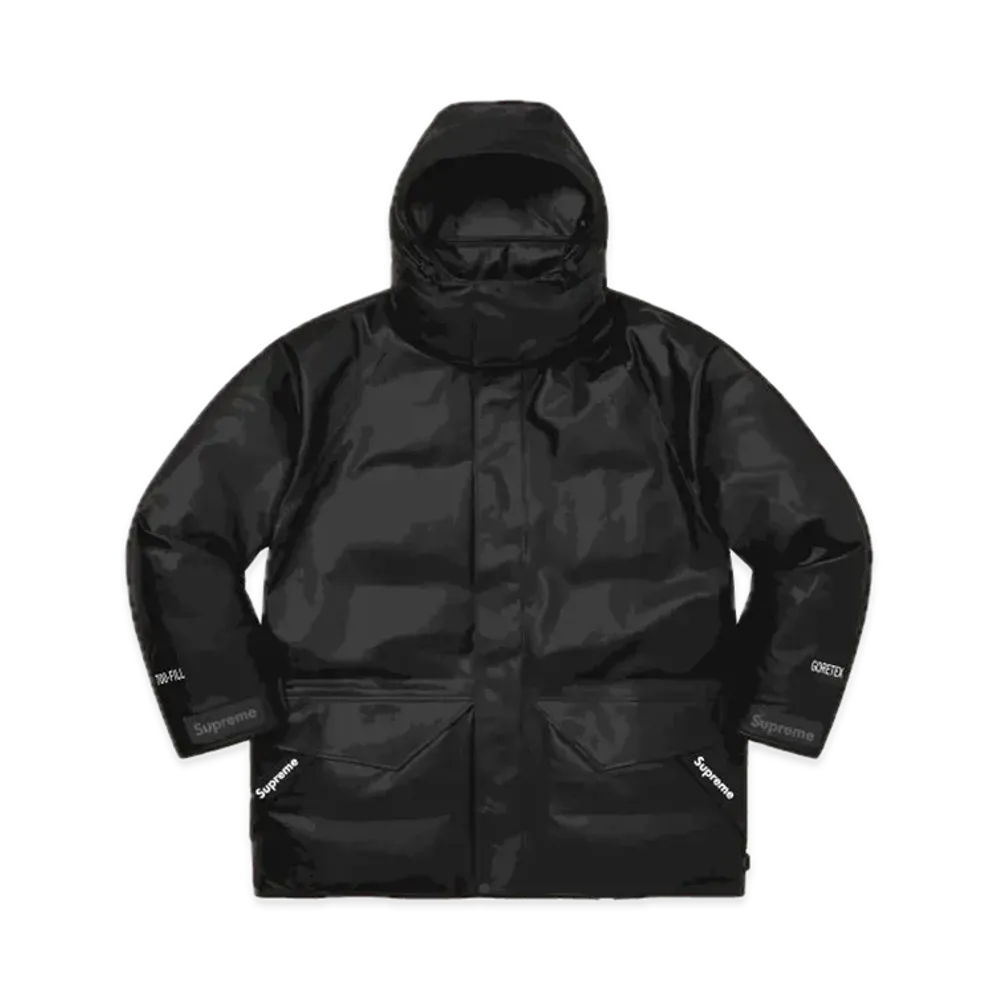 Supreme Gore-Tex Leather 700-Fill Down Parka "Black"