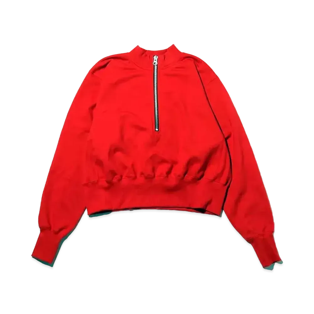 atmos pink Zip Up Sweatshirt "Red"