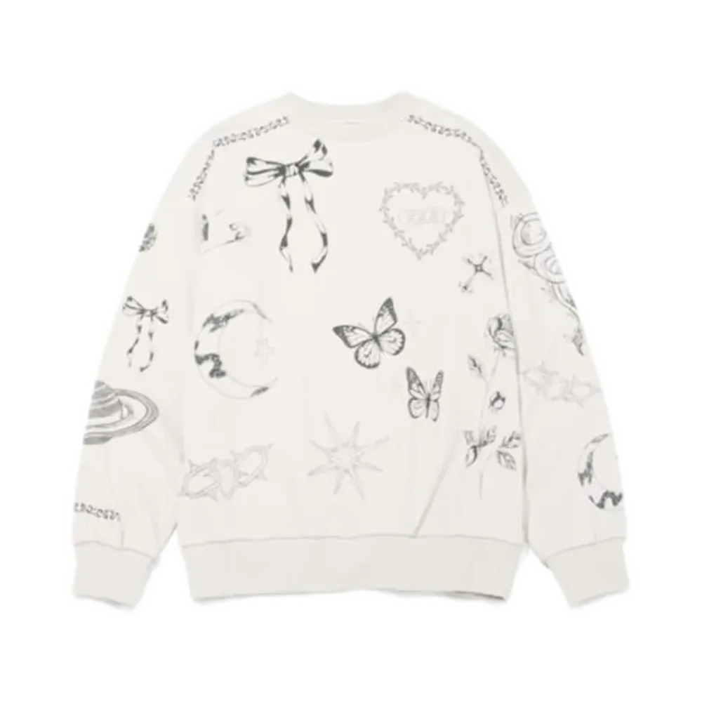 GOD SELECTION XXX Tatoo Sweat GXL-A26-CS-05 "White"