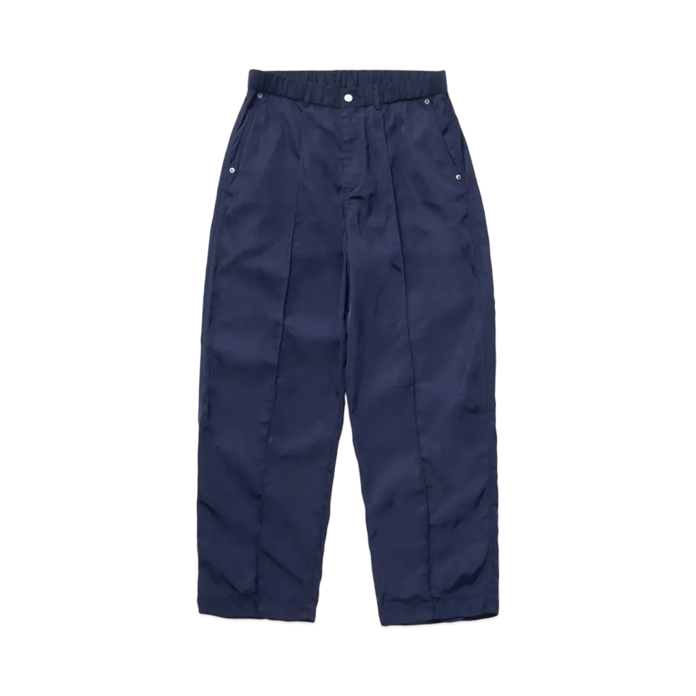 TTT MSW Wool Polyester Wide Pants "Navy"