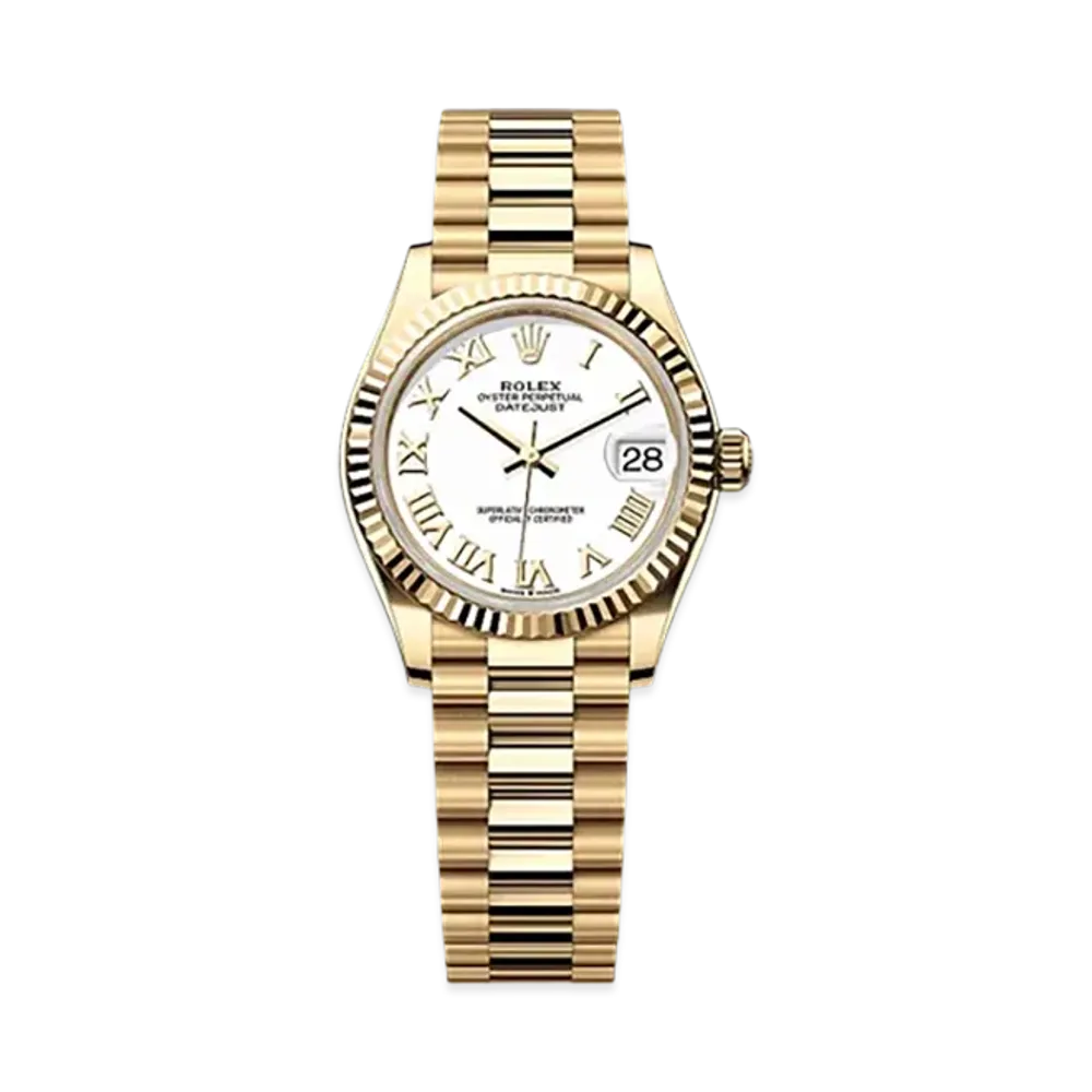 ROLEX Datejust 31mm Yellow Gold 278278 "White"