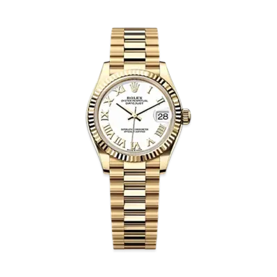 ROLEX Datejust 31mm Yellow Gold 278278 "White"