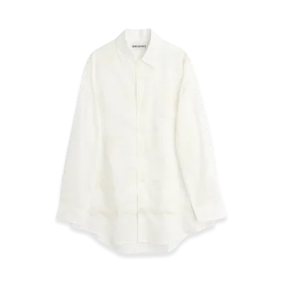 OUR LEGACY Vast Shirt "Ivory Cloud Breezey Cotton"